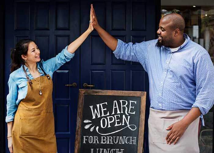 New Business Owners High-Five